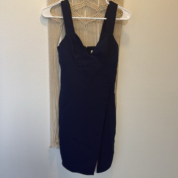 Amanda uprichard primrose mini dress in NAVY size xs/P - Picture 4 of 8